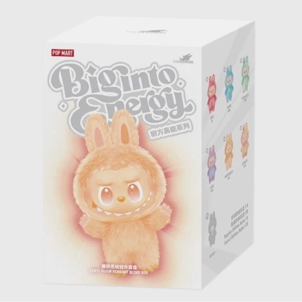 POPMART 100% Original Labubu V3 Big into Energy 1pcs Blind Box New - Picture 3 of 5